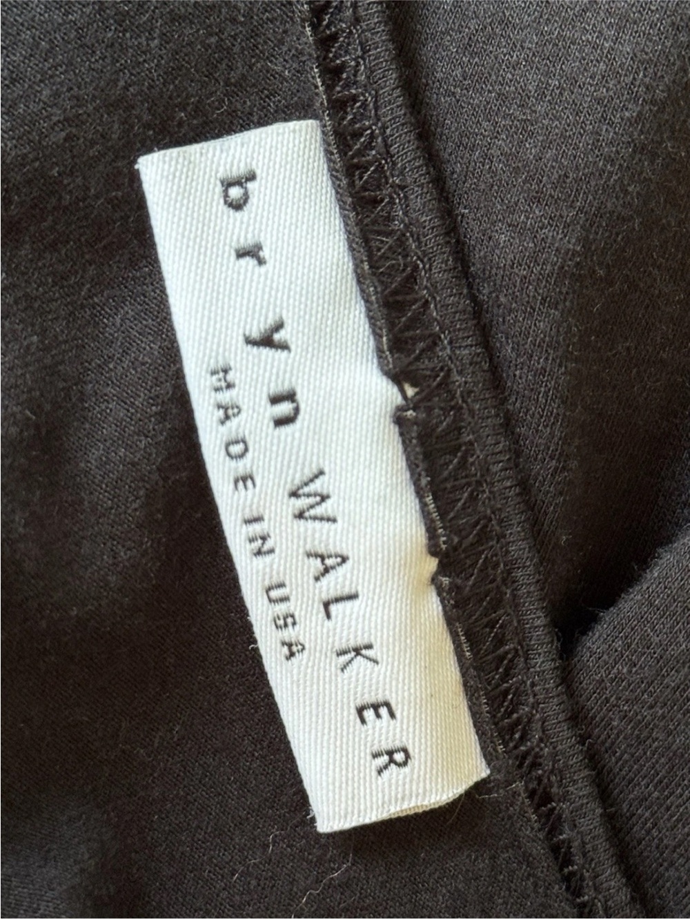 Bryn Walker Womens Asymmetric Moriah Dress XL Black Organic Bamboo Sustainable - Picture 6 of 10